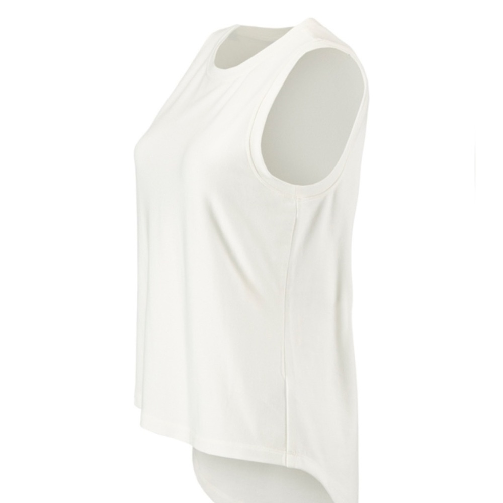 CAbi White Sleeveless Tank Top